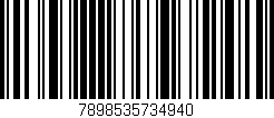 Código de barras (EAN, GTIN, SKU, ISBN): '7898535734940'