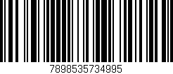 Código de barras (EAN, GTIN, SKU, ISBN): '7898535734995'