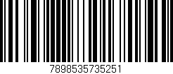 Código de barras (EAN, GTIN, SKU, ISBN): '7898535735251'