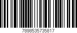 Código de barras (EAN, GTIN, SKU, ISBN): '7898535735817'