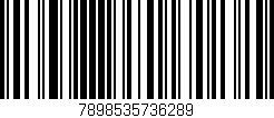 Código de barras (EAN, GTIN, SKU, ISBN): '7898535736289'