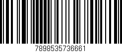 Código de barras (EAN, GTIN, SKU, ISBN): '7898535736661'