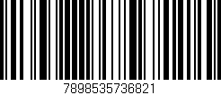 Código de barras (EAN, GTIN, SKU, ISBN): '7898535736821'