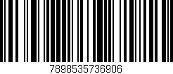Código de barras (EAN, GTIN, SKU, ISBN): '7898535736906'