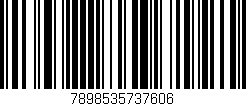 Código de barras (EAN, GTIN, SKU, ISBN): '7898535737606'