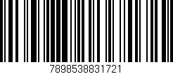 Código de barras (EAN, GTIN, SKU, ISBN): '7898538831721'