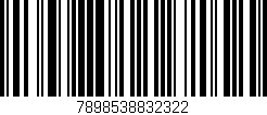 Código de barras (EAN, GTIN, SKU, ISBN): '7898538832322'
