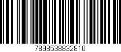 Código de barras (EAN, GTIN, SKU, ISBN): '7898538832810'