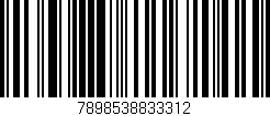 Código de barras (EAN, GTIN, SKU, ISBN): '7898538833312'