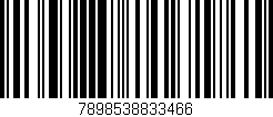 Código de barras (EAN, GTIN, SKU, ISBN): '7898538833466'