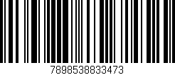 Código de barras (EAN, GTIN, SKU, ISBN): '7898538833473'