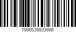 Código de barras (EAN, GTIN, SKU, ISBN): '7898538833886'