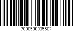 Código de barras (EAN, GTIN, SKU, ISBN): '7898538835507'