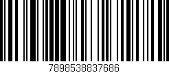 Código de barras (EAN, GTIN, SKU, ISBN): '7898538837686'