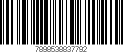 Código de barras (EAN, GTIN, SKU, ISBN): '7898538837792'