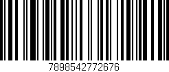 Código de barras (EAN, GTIN, SKU, ISBN): '7898542772676'