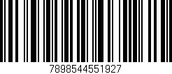 Código de barras (EAN, GTIN, SKU, ISBN): '7898544551927'
