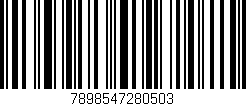 Código de barras (EAN, GTIN, SKU, ISBN): '7898547280503'