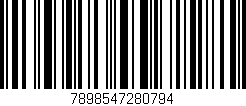 Código de barras (EAN, GTIN, SKU, ISBN): '7898547280794'