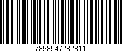 Código de barras (EAN, GTIN, SKU, ISBN): '7898547282811'