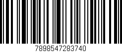 Código de barras (EAN, GTIN, SKU, ISBN): '7898547283740'