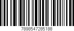 Código de barras (EAN, GTIN, SKU, ISBN): '7898547285188'
