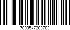 Código de barras (EAN, GTIN, SKU, ISBN): '7898547288783'