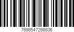 Código de barras (EAN, GTIN, SKU, ISBN): '7898547288936'