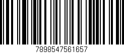 Código de barras (EAN, GTIN, SKU, ISBN): '7898547561657'