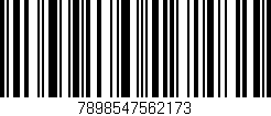 Código de barras (EAN, GTIN, SKU, ISBN): '7898547562173'