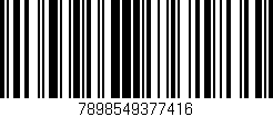 Código de barras (EAN, GTIN, SKU, ISBN): '7898549377416'