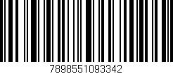 Código de barras (EAN, GTIN, SKU, ISBN): '7898551093342'