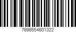 Código de barras (EAN, GTIN, SKU, ISBN): '7898554601322'