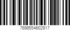 Código de barras (EAN, GTIN, SKU, ISBN): '7898554602817'