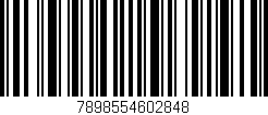 Código de barras (EAN, GTIN, SKU, ISBN): '7898554602848'
