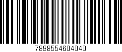Código de barras (EAN, GTIN, SKU, ISBN): '7898554604040'