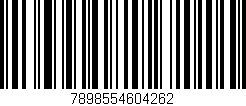 Código de barras (EAN, GTIN, SKU, ISBN): '7898554604262'