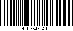Código de barras (EAN, GTIN, SKU, ISBN): '7898554604323'