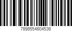 Código de barras (EAN, GTIN, SKU, ISBN): '7898554604538'