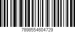Código de barras (EAN, GTIN, SKU, ISBN): '7898554604729'