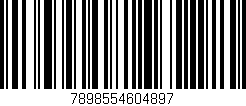 Código de barras (EAN, GTIN, SKU, ISBN): '7898554604897'