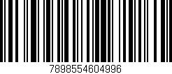 Código de barras (EAN, GTIN, SKU, ISBN): '7898554604996'