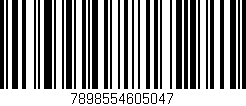 Código de barras (EAN, GTIN, SKU, ISBN): '7898554605047'