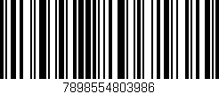 Código de barras (EAN, GTIN, SKU, ISBN): '7898554803986'