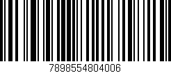 Código de barras (EAN, GTIN, SKU, ISBN): '7898554804006'