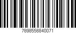 Código de barras (EAN, GTIN, SKU, ISBN): '7898556840071'