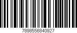 Código de barras (EAN, GTIN, SKU, ISBN): '7898556840927'