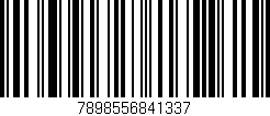 Código de barras (EAN, GTIN, SKU, ISBN): '7898556841337'