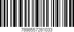 Código de barras (EAN, GTIN, SKU, ISBN): '7898557281033'