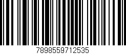 Código de barras (EAN, GTIN, SKU, ISBN): '7898559712535'